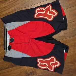 Motocross Fox Racing Factory Team Sx Mx Bmx Down Hill Short Pants Size 34